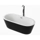 Baignoire balneo îlot Spatec Nera