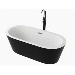 Baignoire balneo îlot Spatec Nera