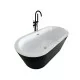 Baignoire balneo îlot Spatec Nera