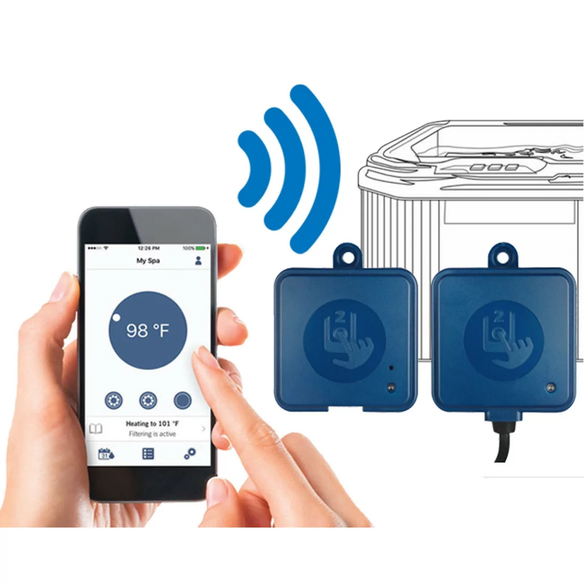 Adaptateur Wifi Gecko in.touch 2 pour Spa d'extérieur